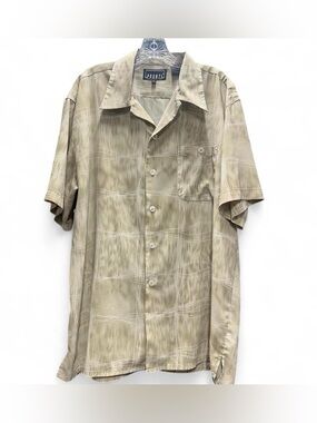 PRONTI Collection by Phita Men's Size X-Large Button Up Short Sleeve Shirt